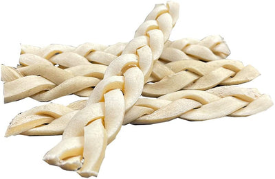 Amazing Dog Treats - 6" Beef Cheek Braids Amazing Dog Treats
