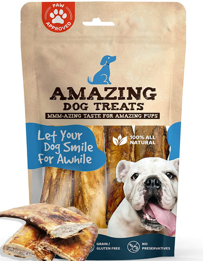 Meaty Smoked Rib Bones - Natural Smoked USA Grass Fed Cattle Rib Bone Amazing Dog Treats