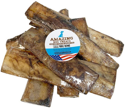 Meaty Smoked Rib Bones - Natural Smoked USA Grass Fed Cattle Rib Bone Amazing Dog Treats