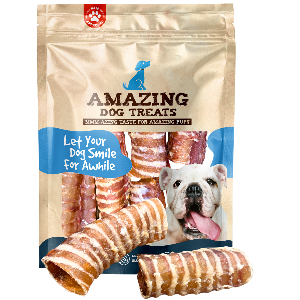 Amazing Dog Treats - 3-4" Beef Trachea Chews Amazing Dog Treats