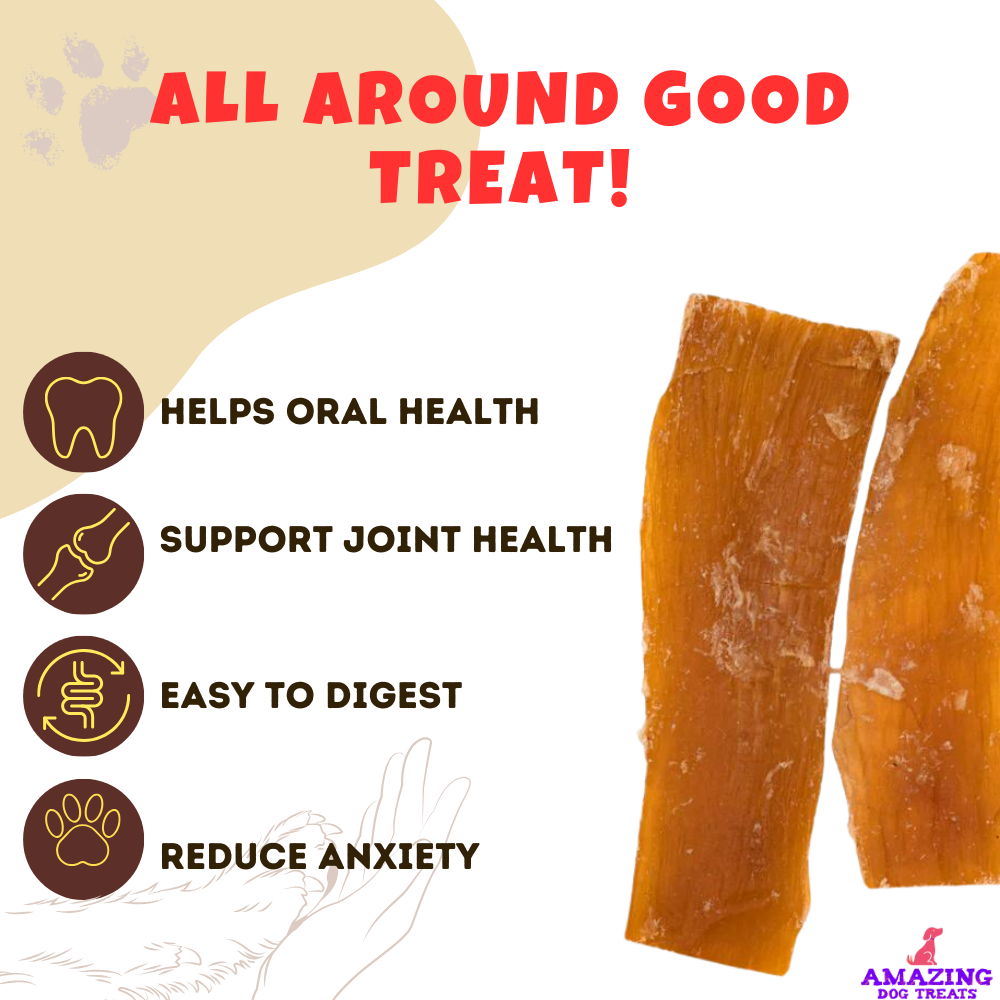 Amazing Dog Treats - 6" Backstrap Tendon Chews Amazing Dog Treats