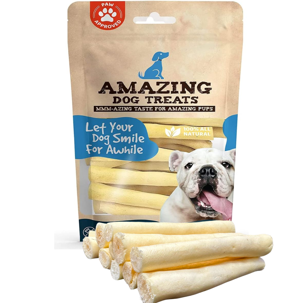 6" Cow Tails for Dogs (Regular, Thick, and Bone) Amazing Dog Treats