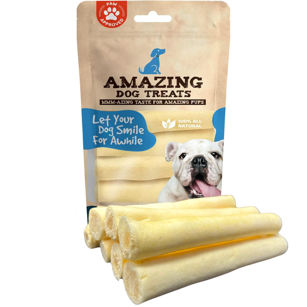 6" Cow Tails for Dogs (Regular, Thick, and Bone) Amazing Dog Treats