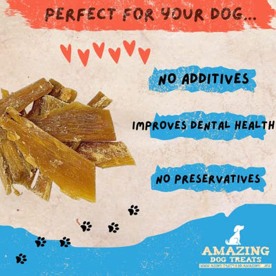 Amazing Dog Treats - 6" Backstrap Tendon Chews Amazing Dog Treats