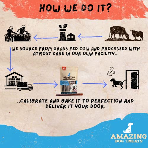 12'' Beef Collagen Sticks Amazing Dog Treats