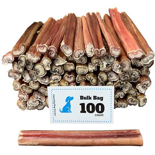 Bully Sticks 6 Inch Regular Size (100 Pcs/Pack) Amazing Dog Treats