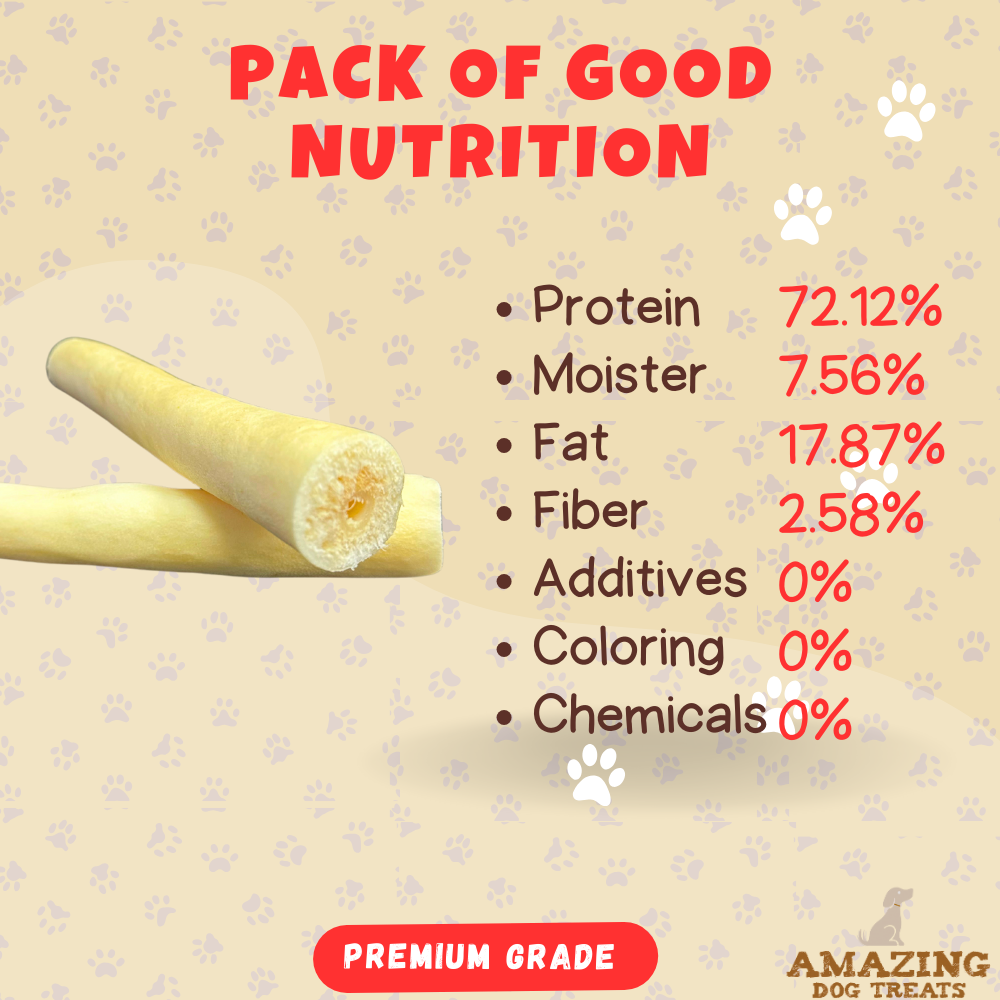 6" Cow Tails for Dogs (Regular, Thick, and Bone) Amazing Dog Treats