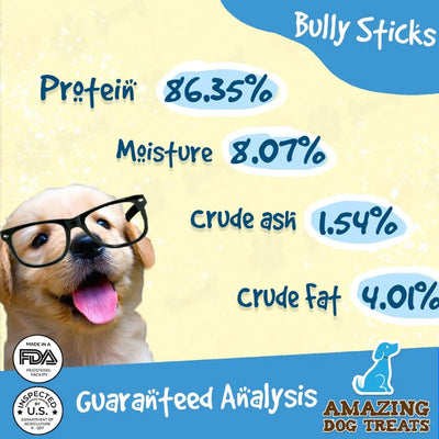 12" Standard Bully Sticks - Amazing Dog Treats