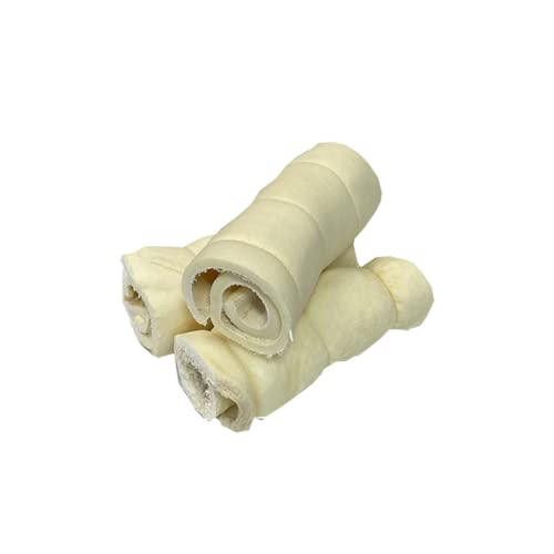 6" Regular Beef Cheek Rolls - Safe Rawhide Alternative Dog Chew Amazing Dog Treats