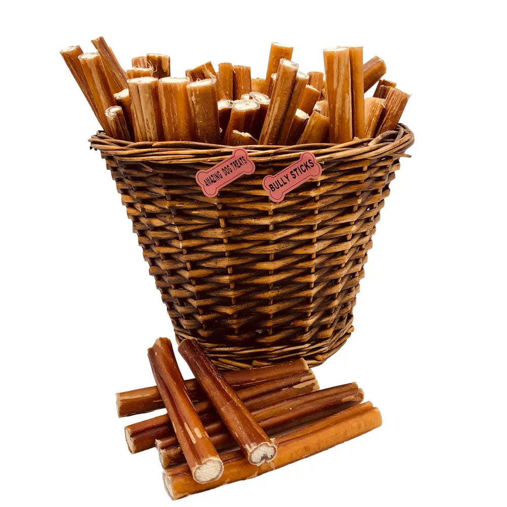 6" Thin Bully Sticks - Amazing Dog Treats