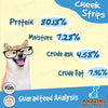 6" Beef Cheek Strips - Safe Rawhide Alternative Dog Chew Amazing Dog Treats