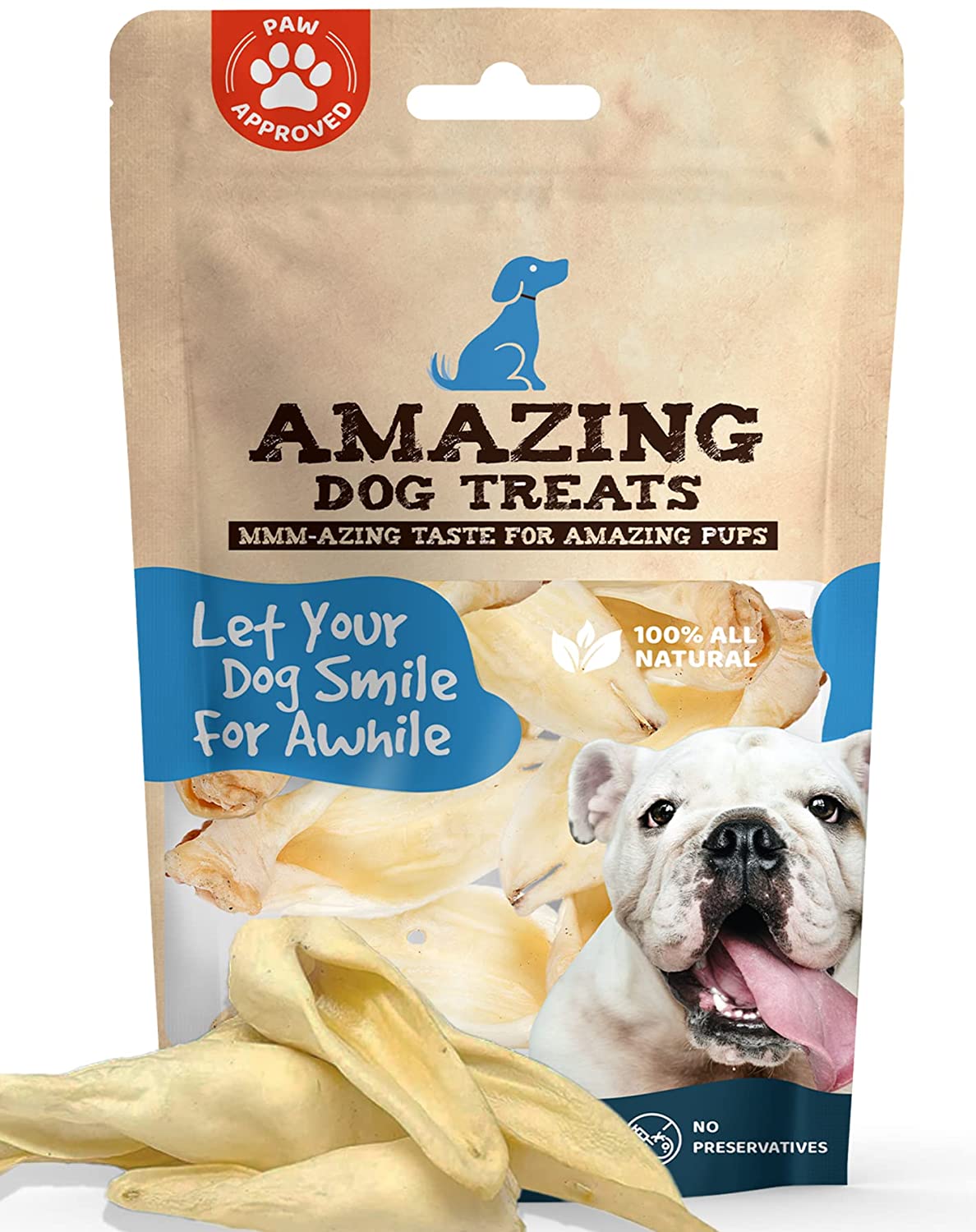 Amazing Dog Treats - Lamb Ear Dog Chews Amazing Dog Treats