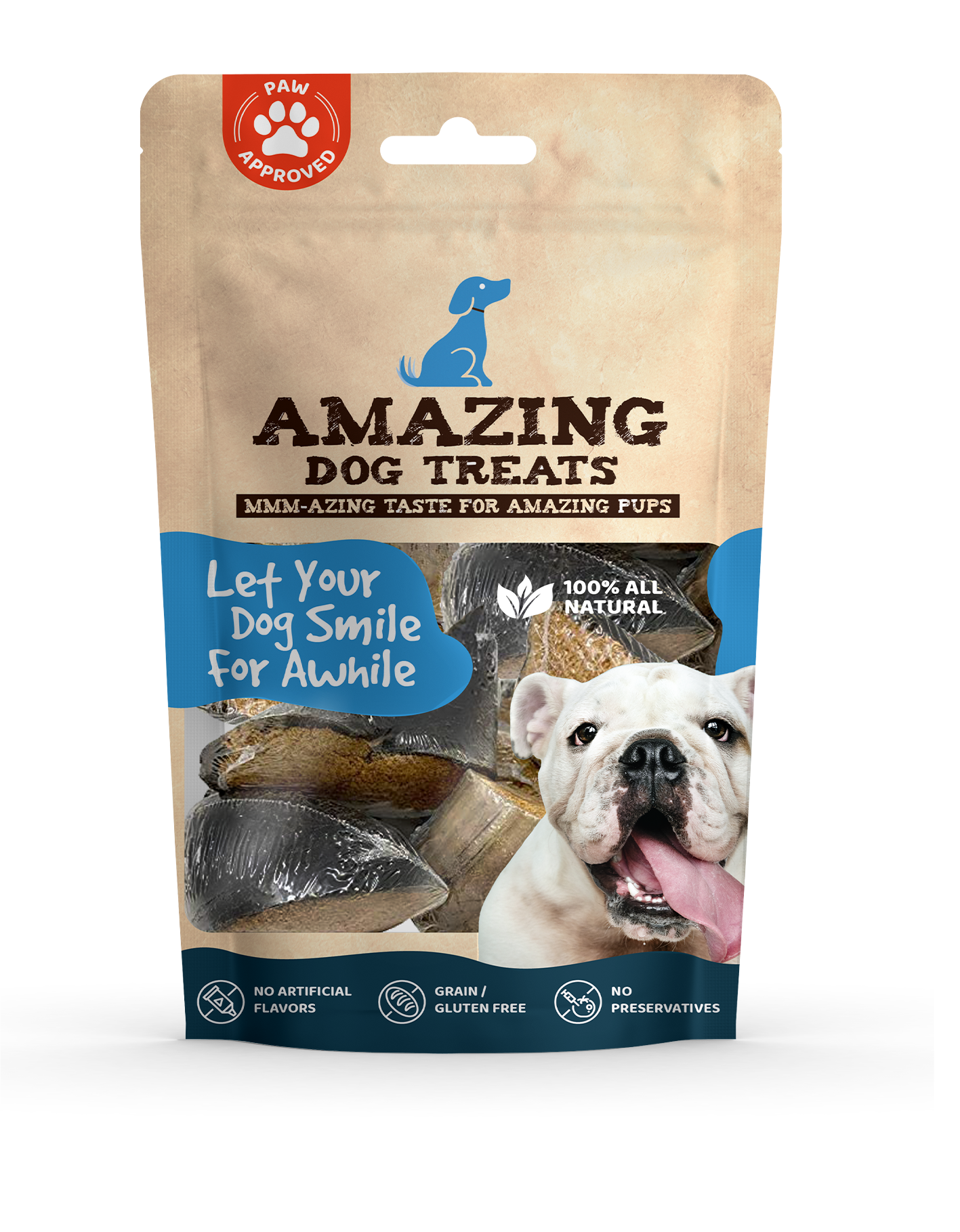 Peanut Butter Stuffed Hooves Amazing Dog Treats